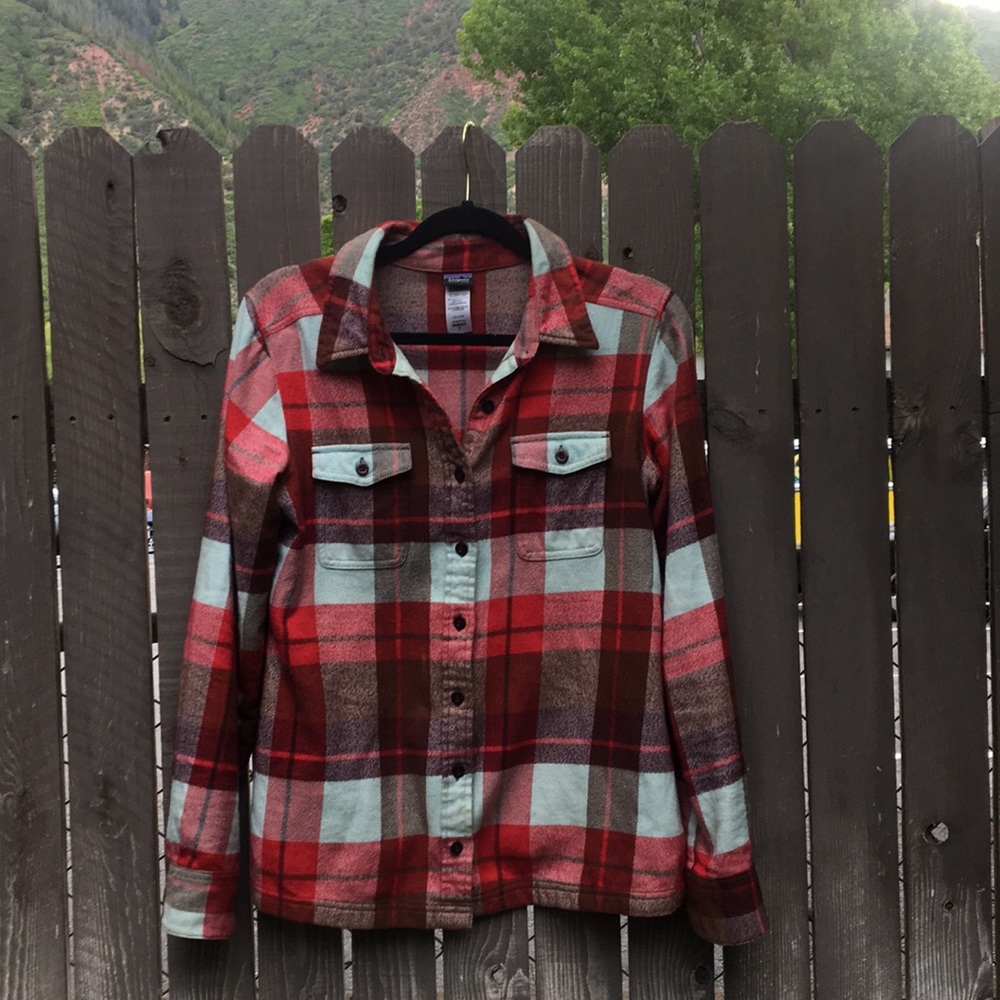 Patagonia Flannel Plaid Women’s EUC
